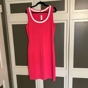 St John red dress. Size 10